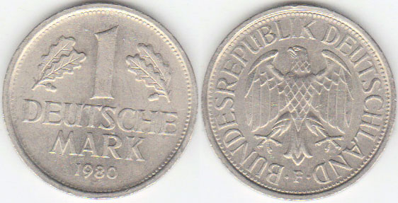 1980 F Germany 1 Mark A005328